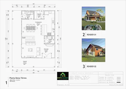 Projeto Casa Modelo 06 1andar