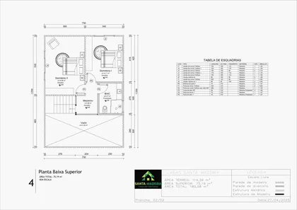 Projeto Casa Modelo 06 2andar