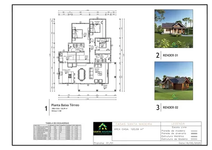 Projeto Casa Modelo 08